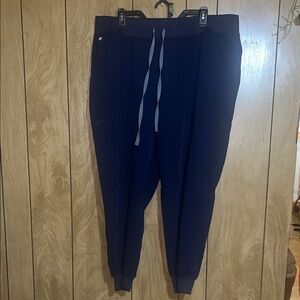 Women’s Navy Jogger Pants with Drawstring